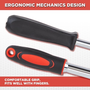 53-Piece <span class=keywords><strong>1</strong></span>/4 inch ổ đĩa Metric Bit Ổ cắm mở rộng thanh tự động sửa chữa hộ gia đình lưu trữ Ratchet cờ lê công cụ thiết lập - Product Image 4