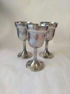 Copa de Vino de Acero Inoxidable Personalizada al por Mayor, Hecha a Mano, Ecológica, Estilo Moderno Clásico, Capacidad de 250-500 ml - Product Image 5