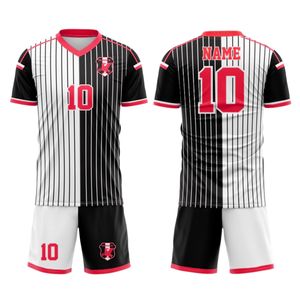 Haute qualité Polyester séchage rapide ensemble Sublimation maillots de Football avec pantalon pour petits garçons hommes maillot de football maillot de football - Product Image 4