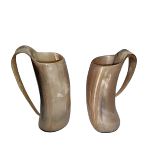 Recién llegado, tazas de cuerno Natural terminadas a mano, jarra de agua de cuerno Vikingo, regalos americanos de lujo, jarra de ágata - Product Image 5