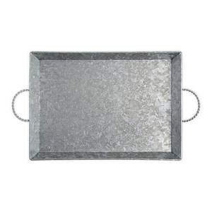 Plateau de service rectangulaire en métal galvanisé pour la maison et la restauration, modèle Unabi Exports UE-786399, prix de gros - Product Image 6