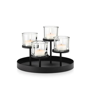 Centres de table de mariage Bar Party Decor Candélabres en laiton Bougeoirs Chandeliers pour bougies - Product Image 4