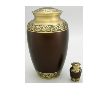 Urna de cremación de latón para cenizas, urna de cremación Vintage, diseño moderno, cenizas funerarias, la más vendida, calidad prémium - Product Image 1
