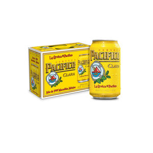 Bière mexicaine 12 Pack 12 fl. oz. Boîtes, Crisp & Pacificos Clara Premium Import Beer Light Lager, 4,4% ABV - Product Image 3