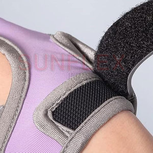 Professional Half-<b>Finger</b> Leather Gloves for Weight Lifting Stylish with Wrist Protection Hot Sale Gym Item - Product Image 5