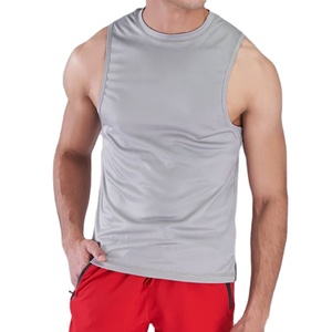 OEM Fitness Loose <b>Cropped</b> Design Regular Fit Tank <b>Top</b> Eco-Friendly Sleeveless O Neck 90% Spandex 10% Nylon High Stretchy - Product Image 1