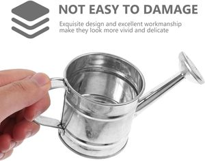 บัวรดน้ำประดับตกแต่งสวนแบบรอยัล1.5L สแตนเลสชุบสังกะสีเป็นมิตรต่อสิ่งแวดล้อมทนทานไม่เหมือนใคร - Product Image 3