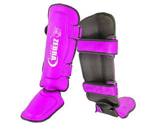 Espinilleras de cuero genuino Muay Thai 2023 con logotipo personalizado, espinilleras para entrenamiento de gimnasia, fútbol/deportes de fútbol, gran oferta para boxeo MMA - Product Image 1