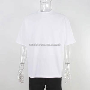 T-shirt Homme Oversize en Coton Lourd 280gsm 300gsm 320gsm à Épaules Tombantes, Personnalisation Rapide - Product Image 4