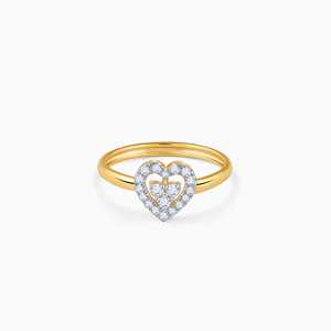 GIVA Heer by GIVA-Gold Lab Grown Diamond <b>Ring</b> Elegant and Luxurious Jewelry - Product Image 4