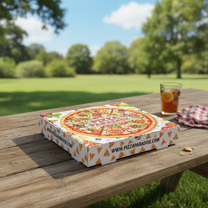 Cajas de Pizza de Papel Kraft Ecológicas Personalizadas de Vietnam, Tamaños Personalizados de 12\", 14\", 16\", 35 cm, Aptas para Microondas, con Logotipo Personalizado para Alimentos - Product Image 6