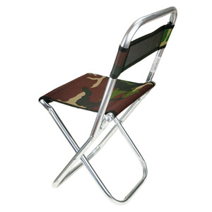 FOLDABLE FISHING CHAIR WITH BACKREST AND <b>STOOL</b> - Product Image 4