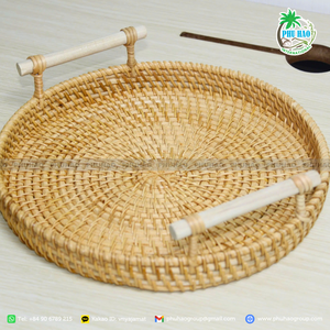 PRODUIT TOP Des plateaux en rotin magnifiquement conçus pour chaque pièce: un attrait fonctionnel et esthétique Exportation du Vietnam - Product Image 5