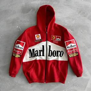 Giacca da Moto Invernale Vintage F1 per Uomo |   Stile Personalizzato per Auto da Corsa |   Felpa con Cappuccio Reversibile Stile Ford Motorsport Streetwear - Product Image 2