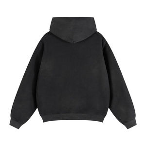 Sudadera con Lavado Ácido de Peso Pesado, Logotipo Personalizado para Impresión Puff, Sudadera con Capucha de Algodón y Poliéster para Invierno - Product Image 2
