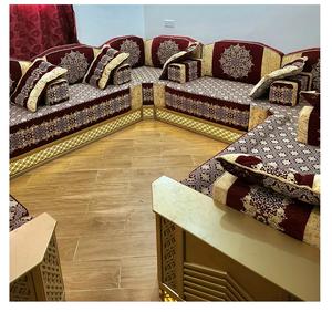 Sofá estilo Majlis árabe, diseño clásico, elegante conjunto para sala de estar, asientos de esquina de lujo, diseño que ahorra espacio - Product Image 1