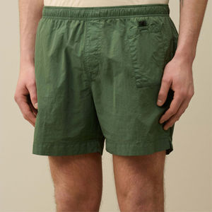 Pantalones cortos de gimnasio de playa de entrenamiento de nailon clásicos de verano de talla grande para hombre, pantalones cortos de cintura elástica de nailon personalizados de verano para hombre - Product Image 6