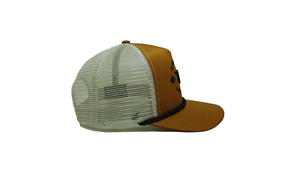 <b>Vintage</b> Casual Daily Style for Adult, Adjustable Embroidery Logo Breathable Mesh <b>Trucker</b> Hat with Black Rope, Made by Injae Vina - Product Image 3