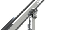 Connecteur de rail étanche en aluminium pour structure de montage de panneaux solaires photovoltaïques en gros