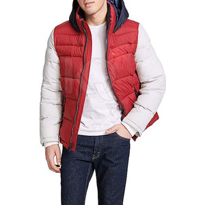 Active <b>Men</b> Winter Bubble <b>Jacket</b> Insulated Padded Breathable <b>Lightweight</b> Outerwear Front Reversible Eco-Friendly Polyester/Nylon - Product Image 4