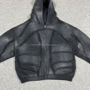 เสื้อฮู้ดซิปเทคแวร์ผู้ชายรุ่นใหม่ สไตล์มัลติแพนเนล แนวสตรีทแวร์ไฮบริด ดีไซน์ยูทิลิตี้ ทันสมัย ล้ำยุค สไตล์ลำลอง - Product Image 2