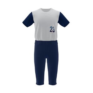 Bajo MOQ personalizado impreso nombre del equipo número transpirable Lighteight 100% poliéster Teamwear Jersey pantalones conjuntos de uniformes de béisbol - Product Image 2