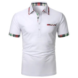 Polo d'été décontracté Logo personnalisé Texte imprimé Image Marque Broderie Design personnel Respirant Hommes et Femmes Tops - Product Image 1