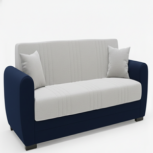 Sofá Cama Convertible Ecológico con Armazón de Madera Maciza, Mecanismo Clic Clac, Tapicería de Tela Estilo Europeo, Acolchado - Product Image 2