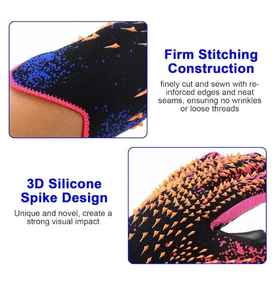 Gants de gardien de but professionnels de haute qualité Sublimation personnalisée Injection de Latex coupe négative utilisation en extérieur matériau en caoutchouc - Product Image 4