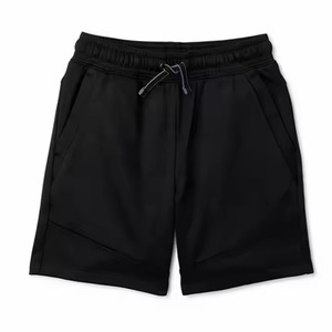 Coupe régulière avec cordon de serrage sur taille élastique Polyester Fleece Light Purple Sports Baggy Shorts Training Cotton Fleece Sweat Shorts - Product Image 4