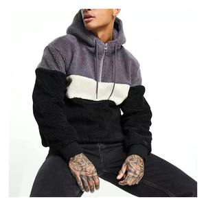 Logotipo personalizado 100% algodón en relieve Sudadera con capucha Heavyweight French Terry Fluffy Mohair para hombres-para el invierno - Product Image 4