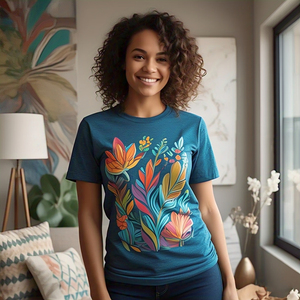 OEM imprimé été femmes T-Shirt décontracté léger à séchage rapide Sublimation Tee manches courtes imprimé graphique compressé tricoté - Product Image 3