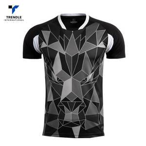 Camiseta de Fútbol para Hombre de Primera Calidad, Color Personalizado, 100% Poliéster, Transpirable, Ligera, Manga Corta, TRENDLE - Product Image 1