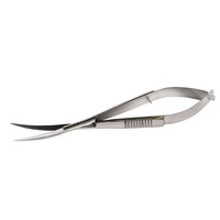 Ciseaux à ressort de qualité supérieure Ciseaux à manucure pour soins de beauté personnels à pointe incurvée multicouche