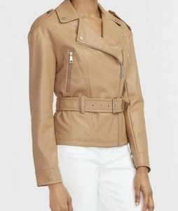 Cómoda chaqueta de cuero para mujer, transpirable, antiarrugas, impermeable, ecológica, de primera calidad, chaqueta ligera para mujer - Product Image 2