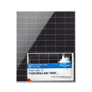 Panel Solar Monocristalino PERC de 325W de Aton Solar, Media Celda, Grado A, Certificado por TUV - Product Image 2