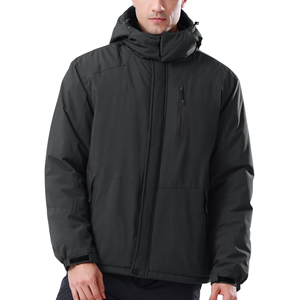 Chaqueta de Esquí con Capucha y Cremallera para Hombre, Impermeable, Ecológica, Transpirable, de Secado Rápido, 100% Poliéster, para Snowboard de Invierno - Product Image 1