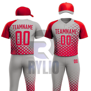 Venta caliente Softball Jersey Custom Teamwear Mujeres Niñas Fastpitch Sublimación Impresión OEM ODM Ropa deportiva Fábrica al por mayor - Product Image 2