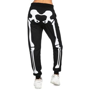 Pantalons de jogging personnalisés avec impression en relief squelette 2025 pour femmes, vente en gros, pantalons de jogging à cordon pour femmes, pantalons de survêtement décontractés et tendance - Product Image 2