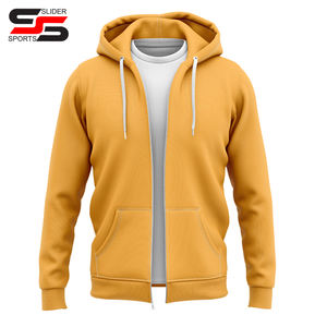 Sweat-shirts à capuche à fermeture éclair pour hommes et femmes, 100% polyester respirant, impression par sublimation avec logo personnalisé - Product Image 3