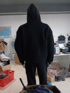 Sudadera con capucha de calle personalizada sin cuerda polar en blanco con cremallera Vintage de doble capa lavado con ácido Sun Faded sudaderas con capucha desgastadas para hombres - Product Image 5