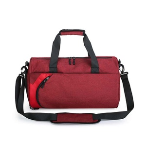 Gray Oxford 35L Sport <b>Duffel</b> <b>Bag</b> with Zipper Closure Separate Shoe Compartment for Exercise Fitness - Product Image 2