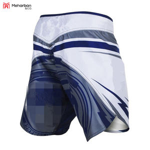 Totalmente personalizado MMA corto peso ligero bidireccional estiramiento Mma corto artes marciales desgaste marca hombres ropa deportiva - Product Image 4