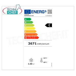 Equipo de Refrigeración Comercial Forcar de 1 Puerta, Congelador Estático de 555 Litros con Rejilla de Evaporación Fija y Estantes - Product Image 1