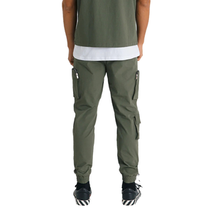 กางเกงคาร์โก้ลำลองผู้ชายคุณภาพสูง ผลิตตามสั่ง ขายส่ง น้ำหนักเบา ผ้าโพลีเอสเตอร์ มีกระเป๋าข้าง เอวกลาง ทรงตรง เป็นมิตรกับสิ่งแวดล้อม - Product Image 3