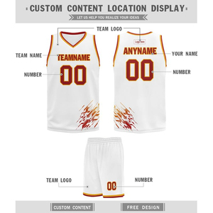 Ensemble d'uniformes de basket-ball pour jeunes unisexes avec vêtements de sport personnalisés en polyester Bsci Vente en gros Couleur et impression Uniformes de basket-ball - Product Image 2