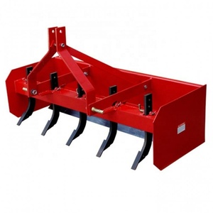 4 Wheels Tractor Pull Type 5ft Compact Box Grading Scraper for SaleTractor Blade Grader Land Leveller Farm Leveling Rake 2400mm - Product Image 2