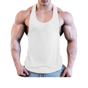 Servicio OEM nuevo 2025 Etiqueta Privada algodón y poliéster Fitness entrenamiento hombres gimnasio desgaste culturismo camiseta sin mangas proveedor de BD - Product Image 2