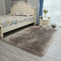Alfombra Decorativa Personalizada de Lana y Seda, 5-6mm de Grosor, Forma de Corazón, Suave, Lavable, para Cuarto de Niños, con Patrón de Color Sólido