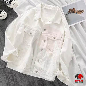 Chaqueta Vaquera Informal para Mujer Diseñada con Mezclilla de Primera Calidad para un Estilo Cómodo en Todas las Temporadas - Product Image 1